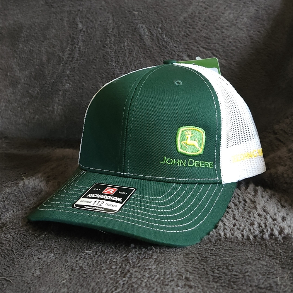 John Deere Richardson 112 Trucker Hat – Employee Exclusive – Green Seeder Cap